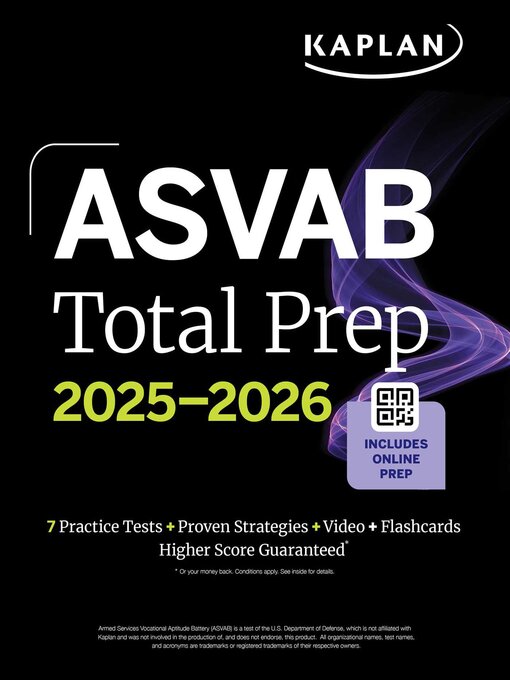 Title details for ASVAB Total Prep 2025-2026 by Kaplan Test Prep - Available